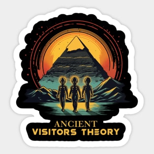 Ancient Visitors Theory Sticker